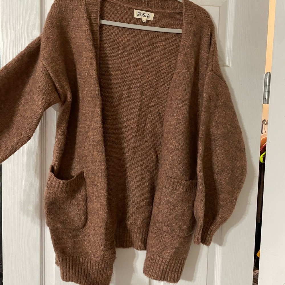 Oversized cozy cardigan